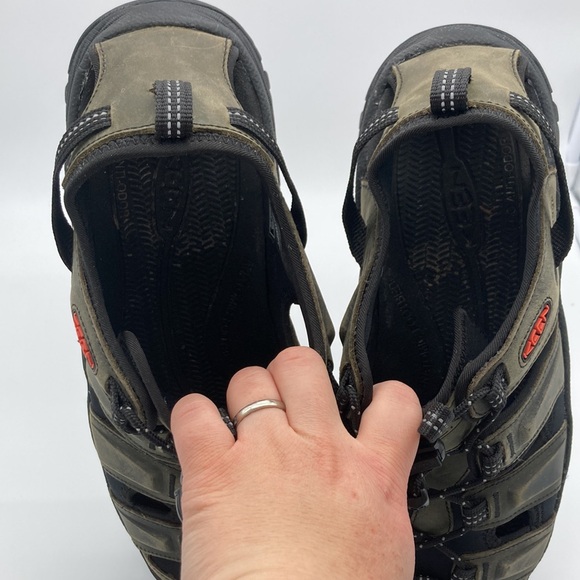 KEEN GREEN GREY TARGHEE III SANDALS - Picture 5 of 7